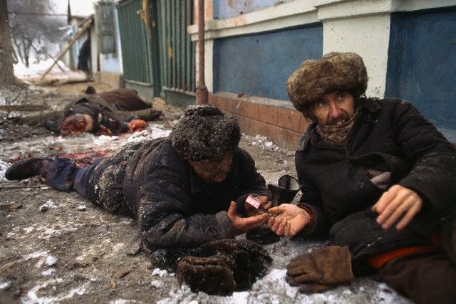Первая чеченская война. Как всё началось. Фото Фото недели: Первая чеченская война