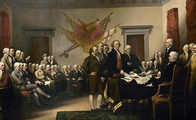 4 июля - День независимости США Declaration of Independence