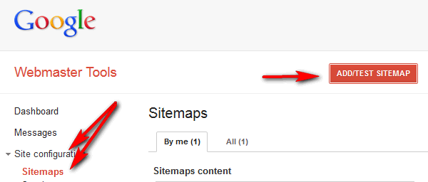 google index sitemap