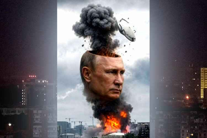 Ростопчин поджёг Москву в 1812 году по совершенно дебильной причине. Путин сжигает Москву буквально и ежедневно, причина известна только ему