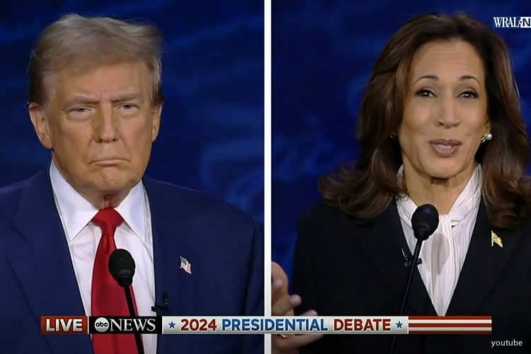 "Выиграла по очкам". Дебаты с Трампом укрепили позиции Харрис