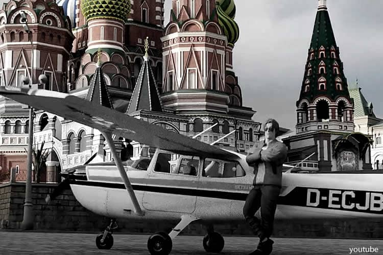 "Безумный полет" Матиаса Руста