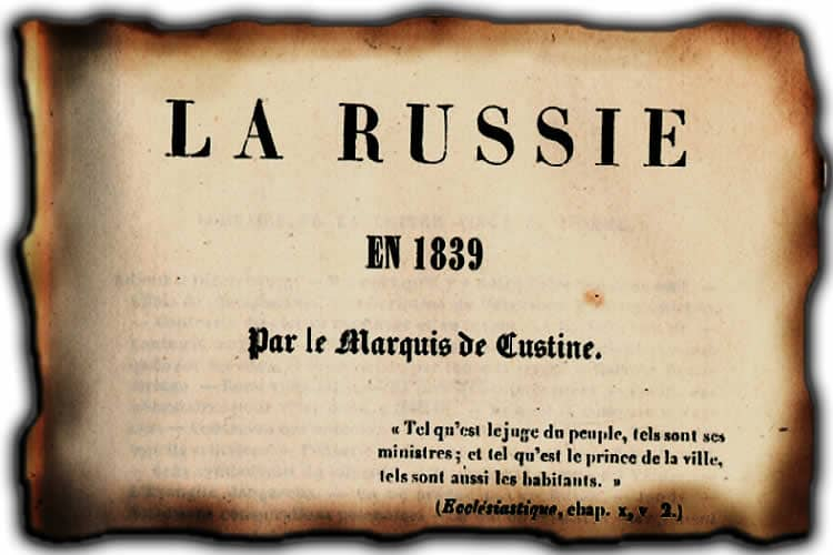 Маркиз де Кюстин: тишина, безлюдье и полиция – одним словом, Россия!